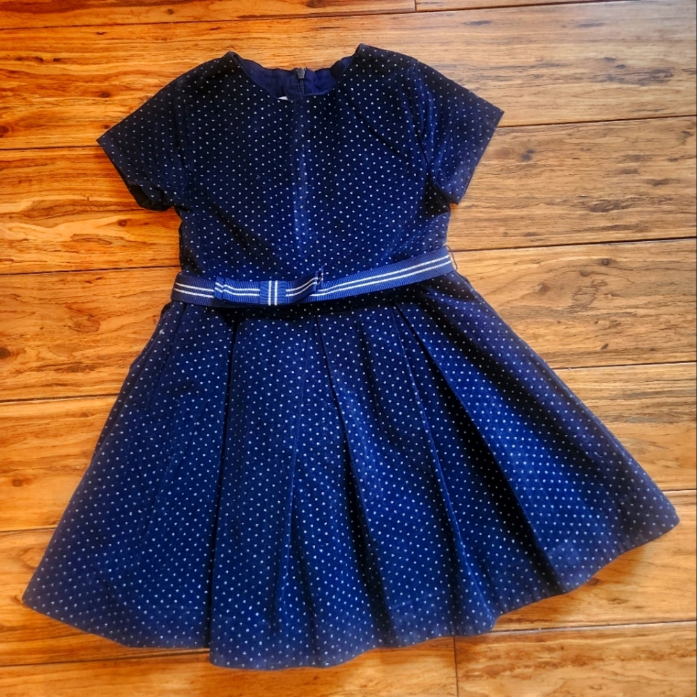 Jacadi blue dress size 6A